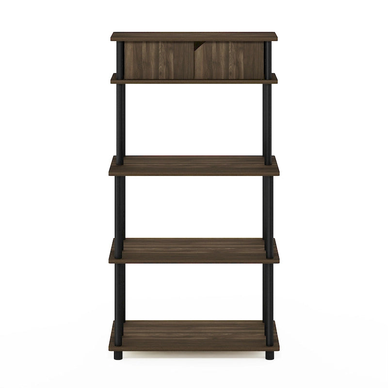 Étagère de rangement de cuisine autoportante avec armoire supérieure – Aucun outil requis