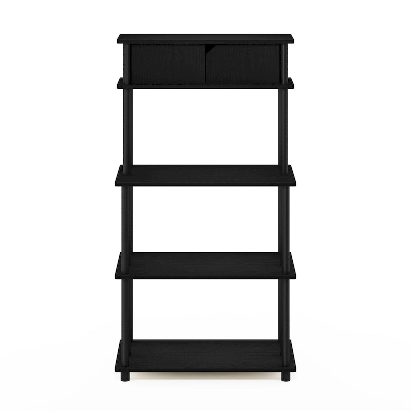 Étagère de rangement de cuisine autoportante avec armoire supérieure – Aucun outil requis