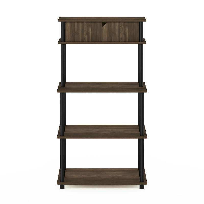 Étagère de rangement de cuisine autoportante avec armoire supérieure – Aucun outil requis