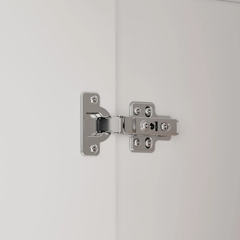 Armoire autoportante avec 6 casiers de rangement et une tringle de suspension