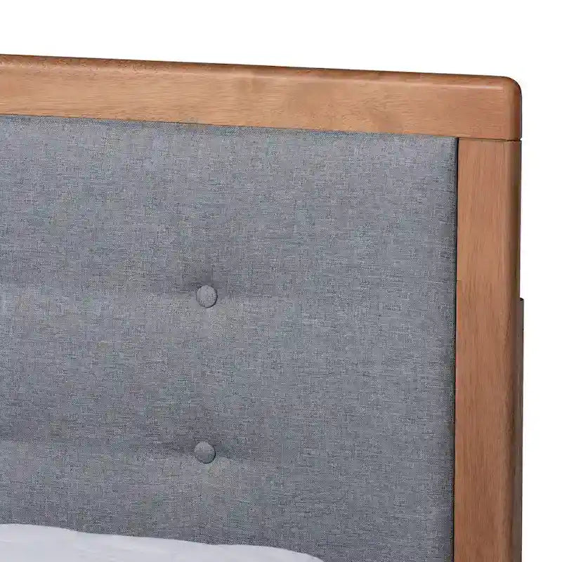 Lit de rangement moderne du milieu du siècle avec 3 tiroirs