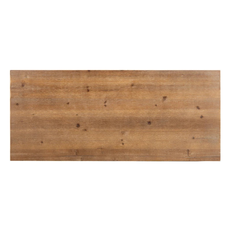 Commode d'appoint 9 tiroirs en chêne naturel avec étagère inférieure