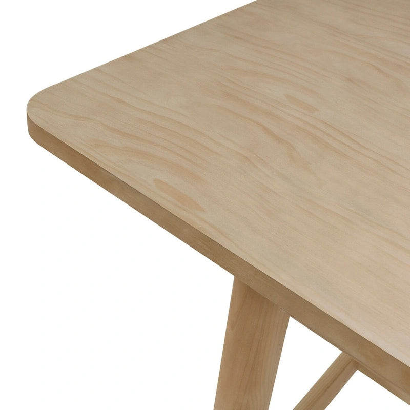 Table à manger papillon extensible avec coins arrondis