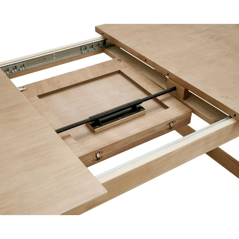 Table à manger papillon extensible avec coins arrondis