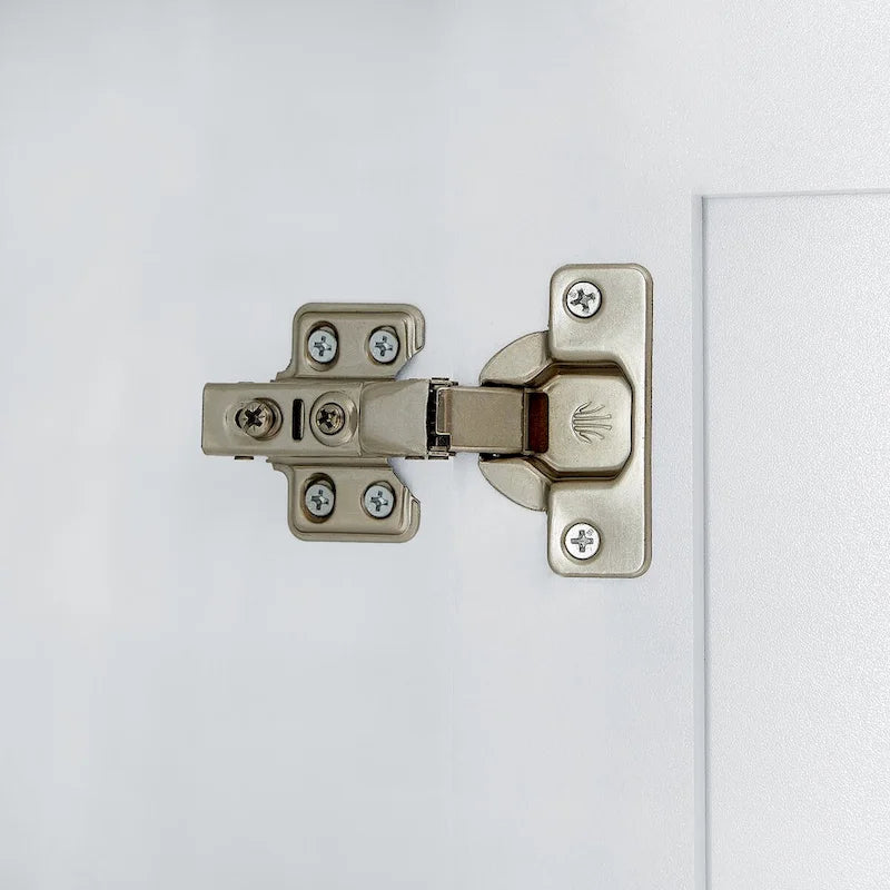 Meuble de Rangement Salle de Bain Colonne avec Étagères Réglables et Crochet Latéral